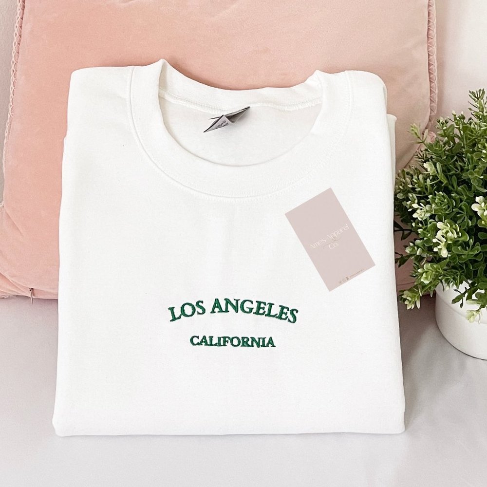 Los Angeles Embroidered Crewneck